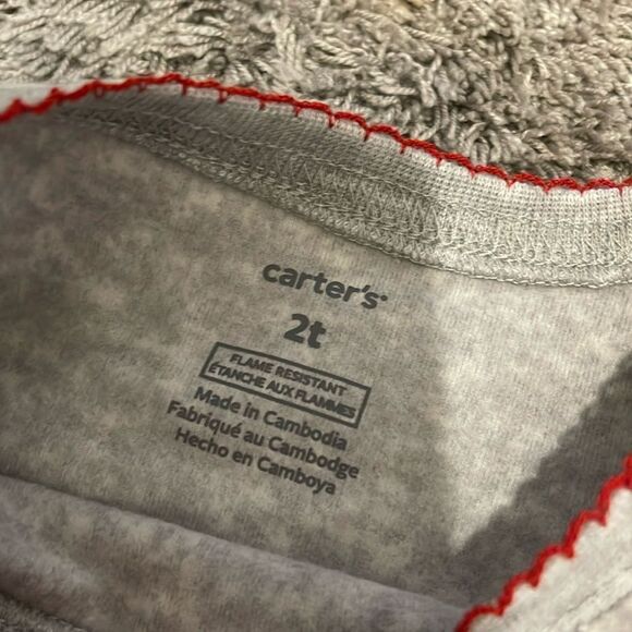 Carters Unicorn Fleece Pajamas Girls 2T NWT - Picture 3 of 4